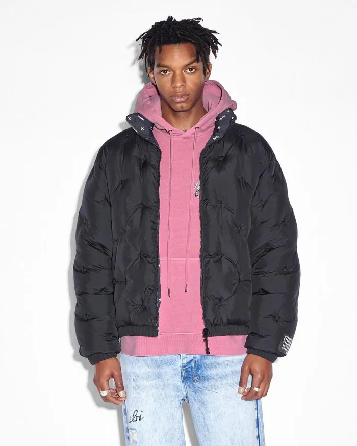 Ksubi Flight Puffer Jacket Black Mens Jackets