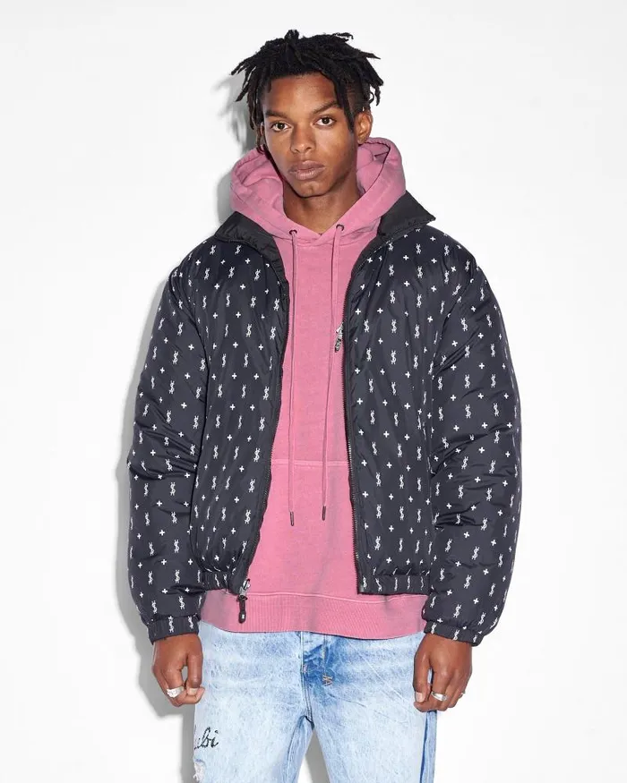 Ksubi Flight Puffer Jacket Black Mens Jackets