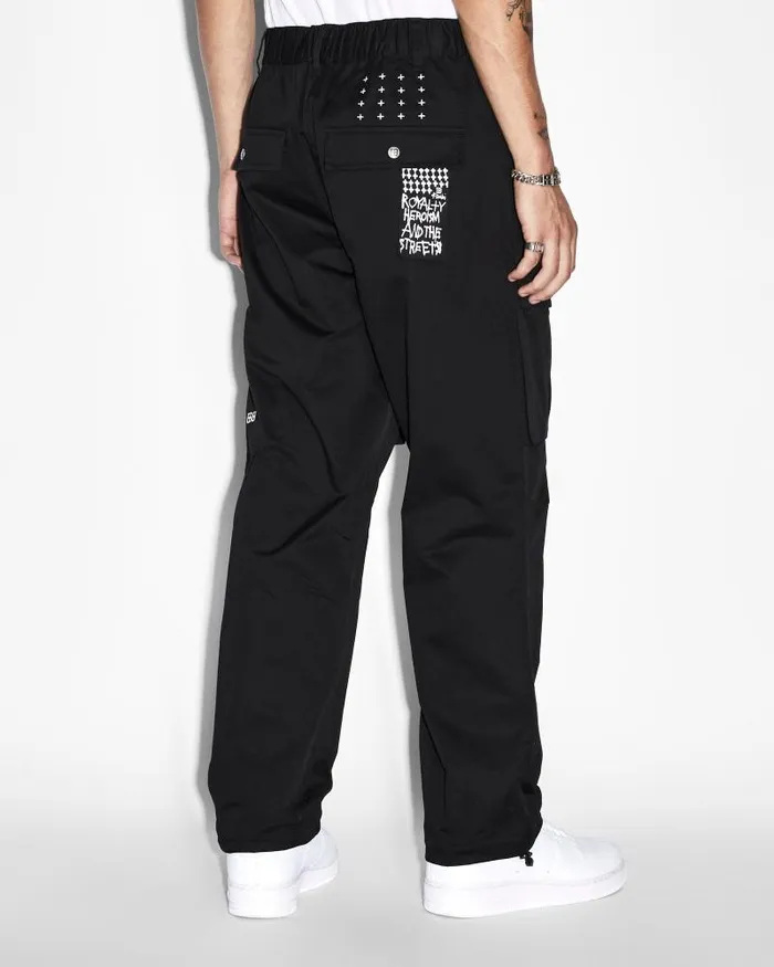 Ksubi Fugitive Cargo Pant Tru Black Mens Pants
