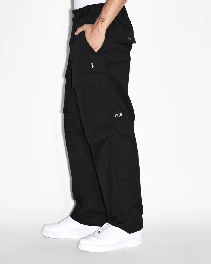 Ksubi Fugitive Cargo Pant Tru Black Mens Pants