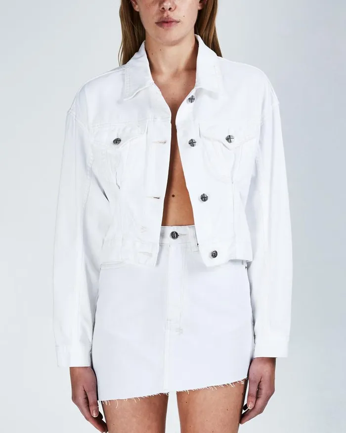 Ksubi Justify Jacket Fly White Womens Jackets