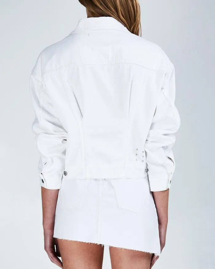 Ksubi Justify Jacket Fly White Womens Jackets