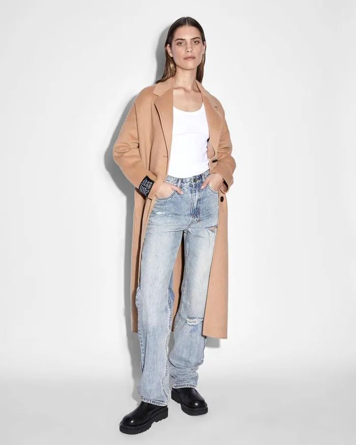 Ksubi Kamille Coat Latte Womens Jackets