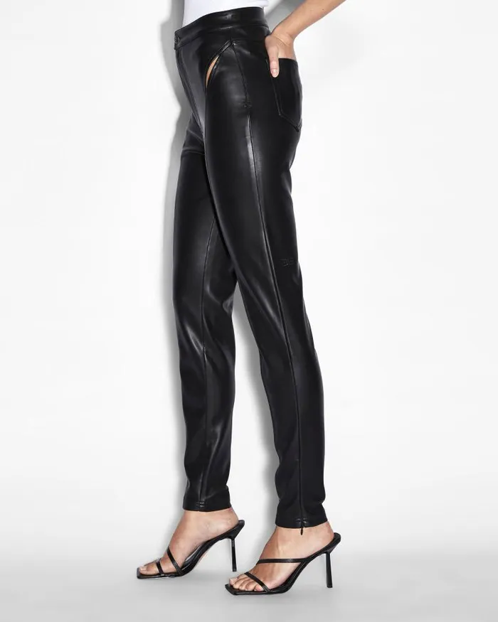 Ksubi Klub Pant Kut Out Black Womens Pants
