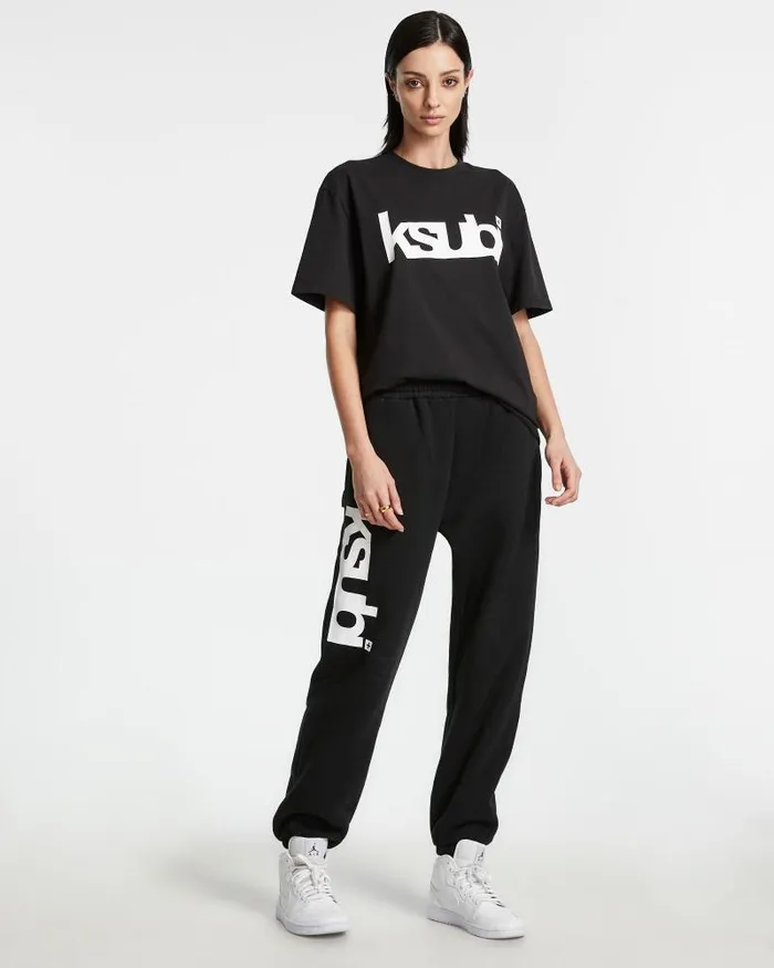 Ksubi Ksubi Icon Trak Pant Jet Black Womens Pants