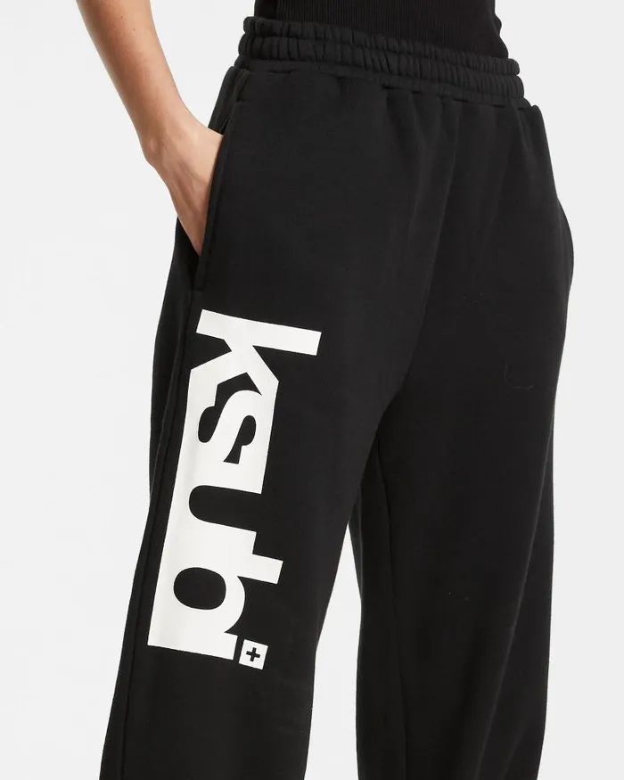 Ksubi Ksubi Icon Trak Pant Jet Black Womens Pants