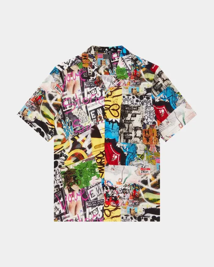 Ksubi Kulture Resort Ss Shirt Multi Mens Shirts