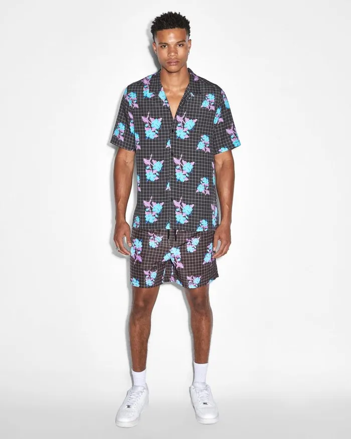 Ksubi Low Res Resort Ss Shirt Multi Mens Shirts