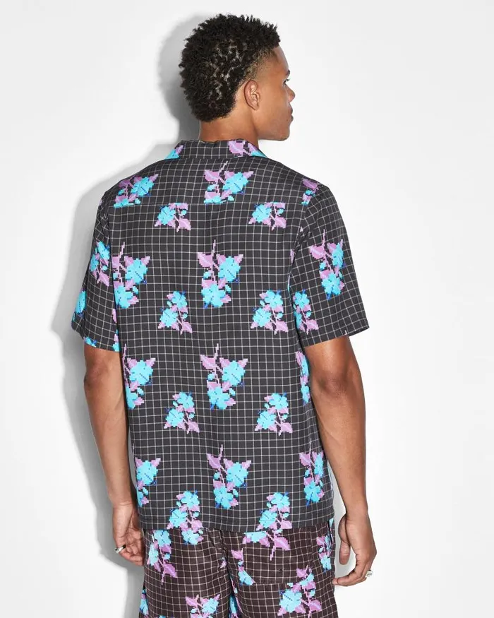 Ksubi Low Res Resort Ss Shirt Multi Mens Shirts