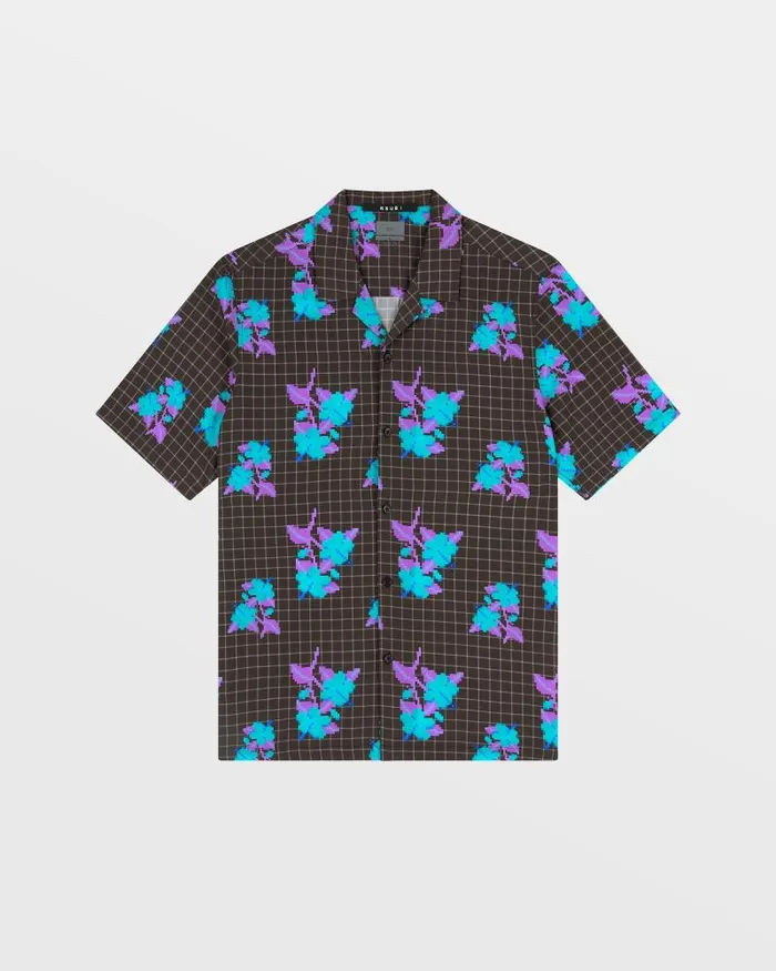 Ksubi Low Res Resort Ss Shirt Multi Mens Shirts