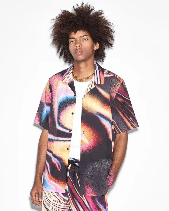 Ksubi Mind State Resort Ss Shirt Multi Mens Shirts