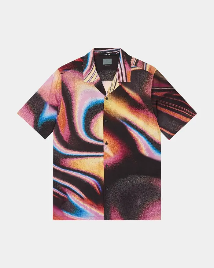 Ksubi Mind State Resort Ss Shirt Multi Mens Shirts