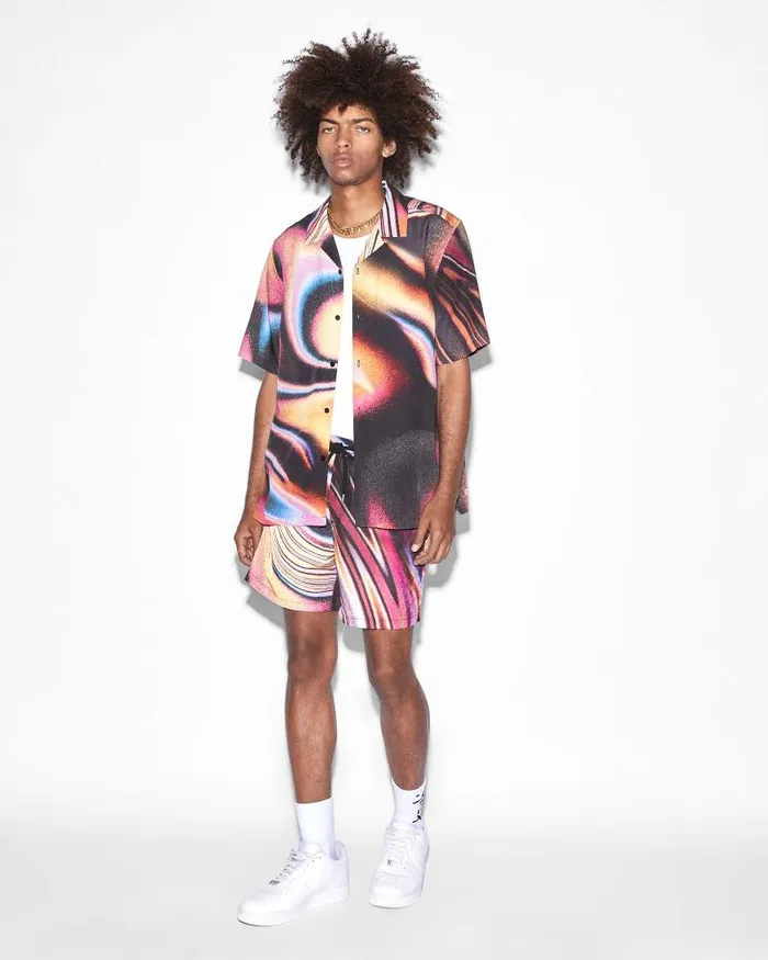 Ksubi Mind State Resort Ss Shirt Multi Mens Shirts