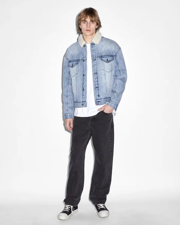 Ksubi Oh G Jacket Sherpa Mid Blue Mens Jackets