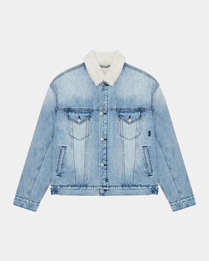 Ksubi Oh G Jacket Sherpa Mid Blue Mens Jackets