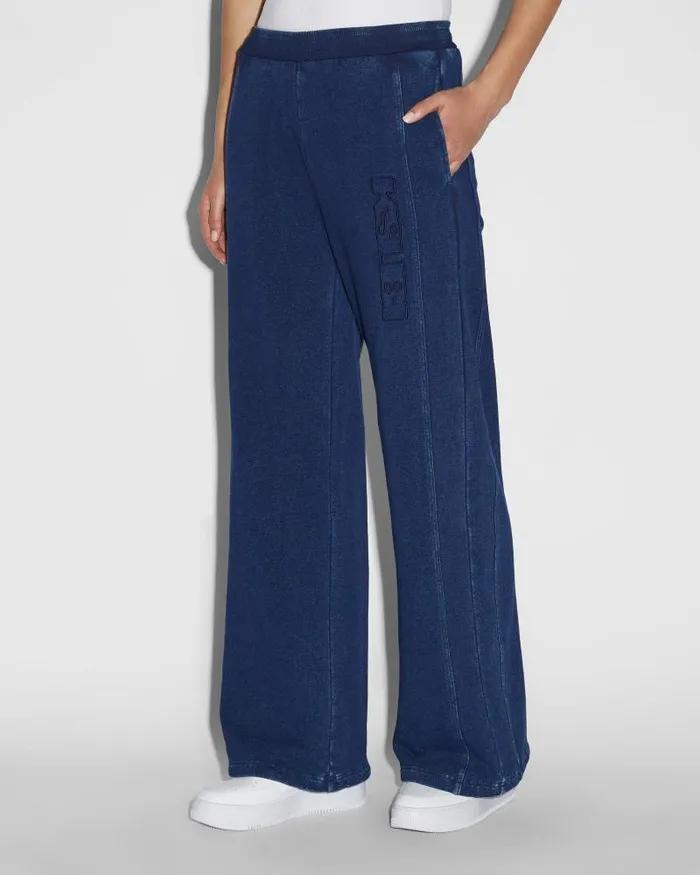 Ksubi Origin Trak Pant Indigo Spliced Womens Sweatpants