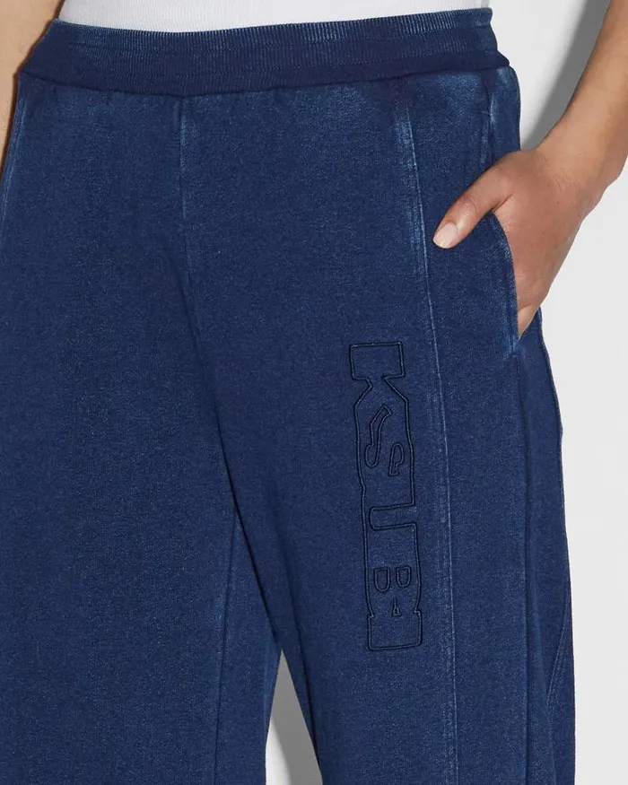 Ksubi Origin Trak Pant Indigo Spliced Womens Sweatpants