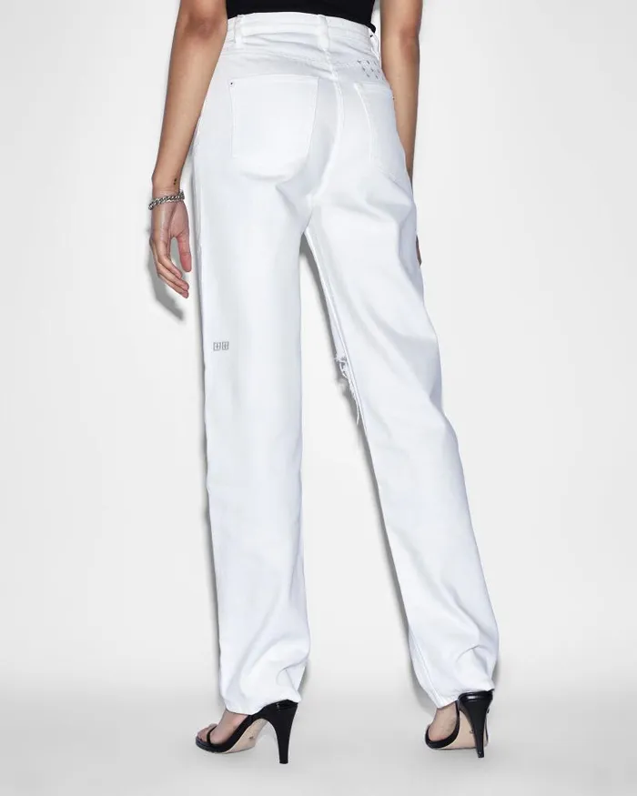 Ksubi Playback Blanc Sliced Womens Straight