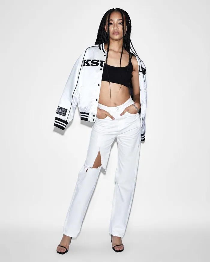 Ksubi Playback Blanc Sliced Womens Straight