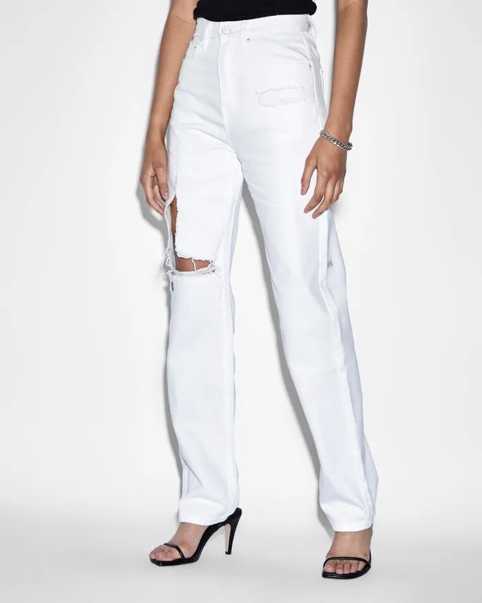 Ksubi Playback Blanc Sliced Womens Straight