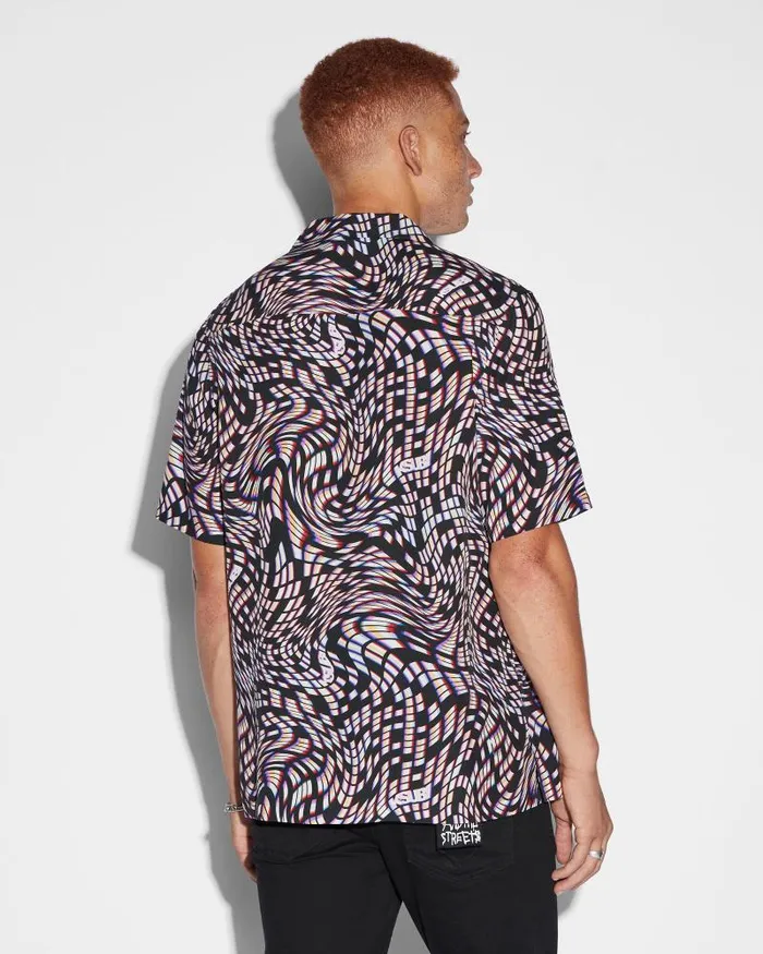 Ksubi Rainbow Road Resort Ss Shirt Multi Mens Shirts