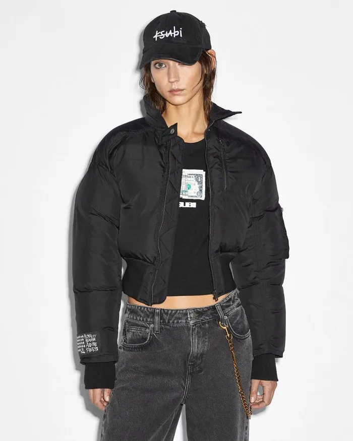 Ksubi Reece Bomber Jacket Black Womens Jackets