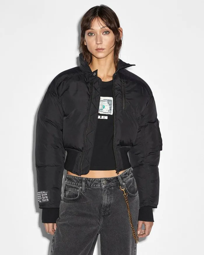 Ksubi Reece Bomber Jacket Black Womens Jackets