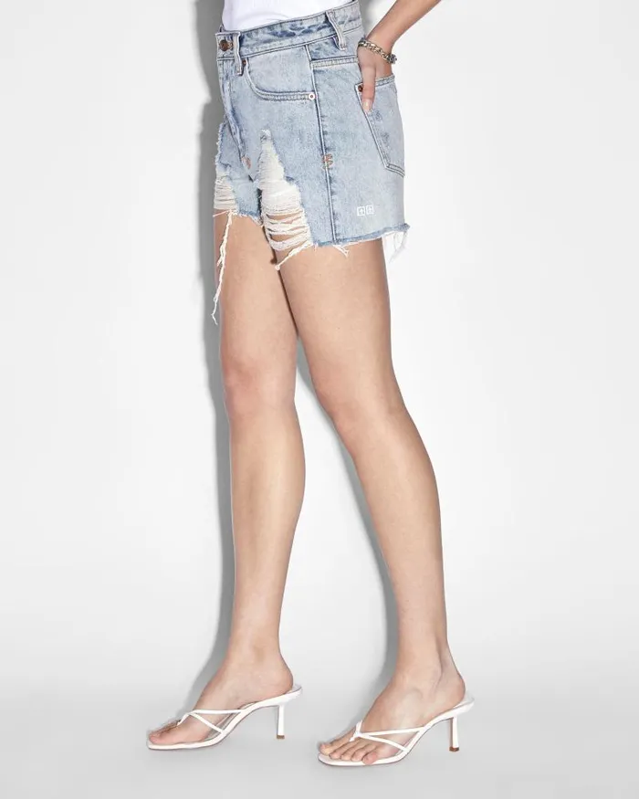 Ksubi Rise N Hi Short Karnage Womens Denim Shorts