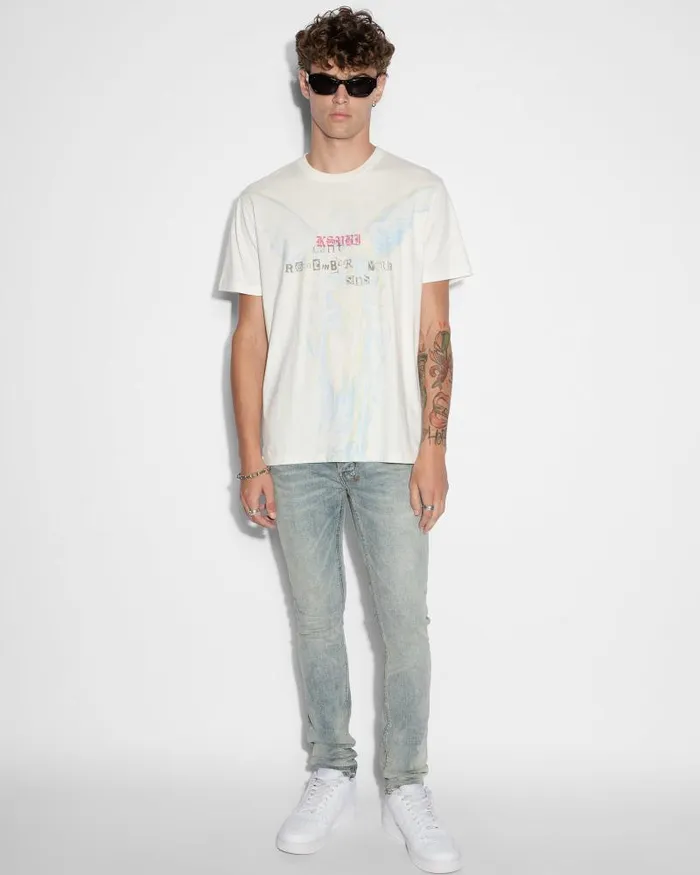 Ksubi Sinners Kash Ss Tee Vintage White Mens TShirts