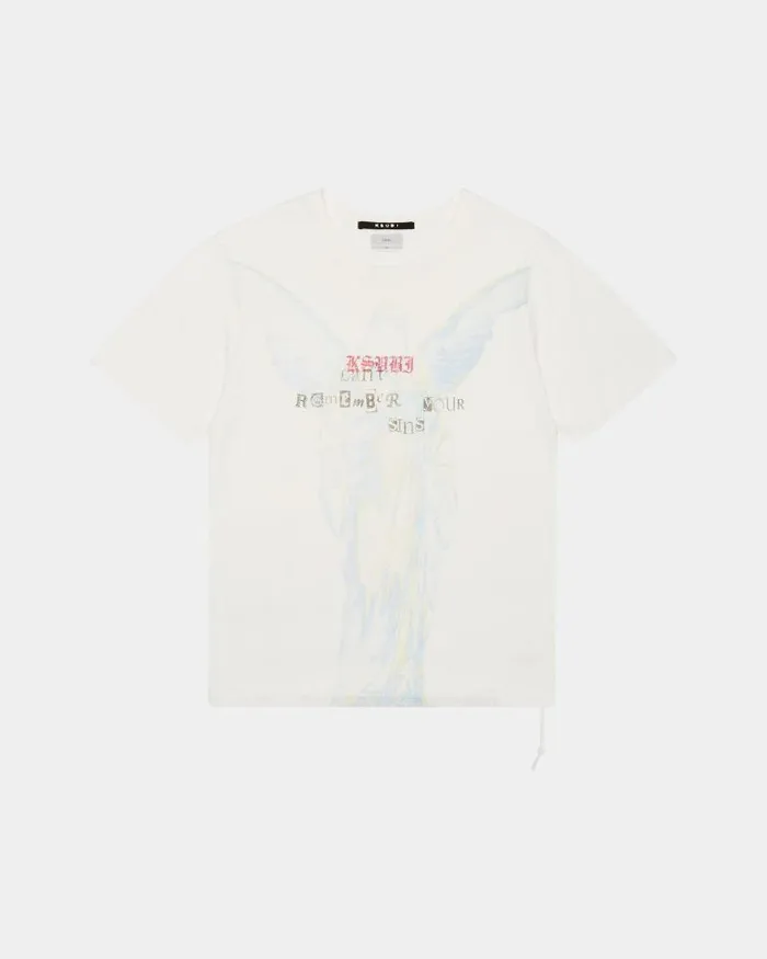 Ksubi Sinners Kash Ss Tee Vintage White Mens TShirts
