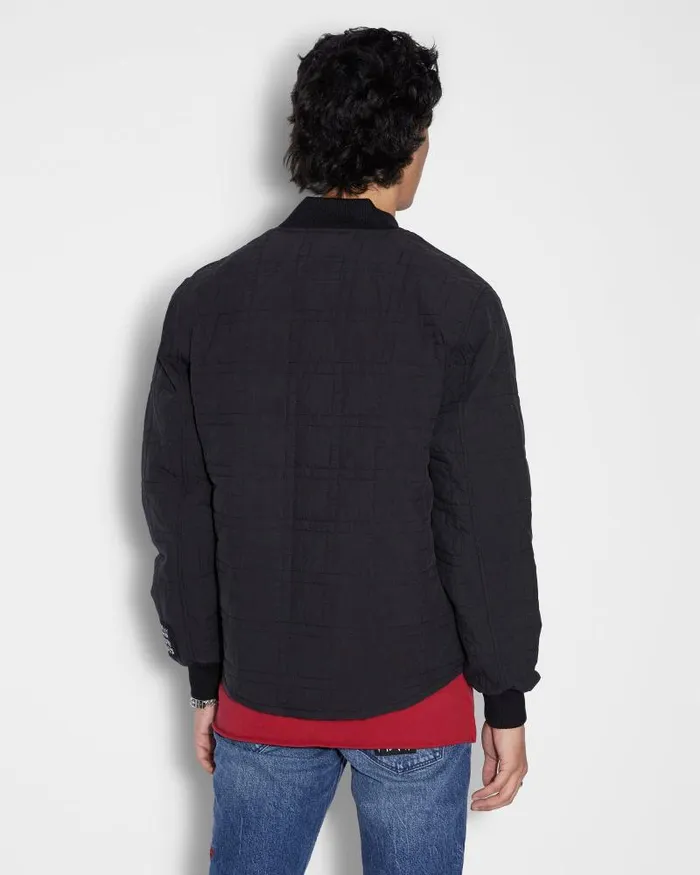 Ksubi South Quilted Bomber Black Mens Jackets