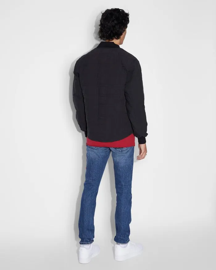 Ksubi South Quilted Bomber Black Mens Jackets