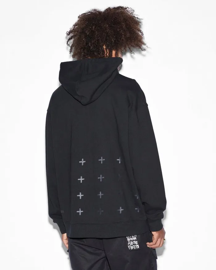 Ksubi Stealth Biggie Hoodie Jet Black Mens Sweats