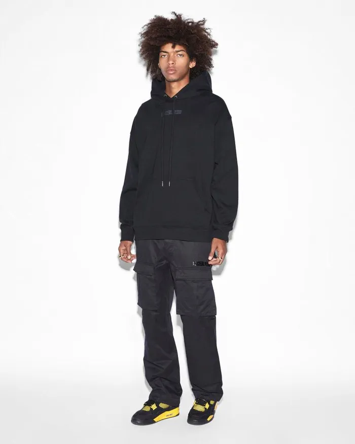 Ksubi Stealth Biggie Hoodie Jet Black Mens Sweats