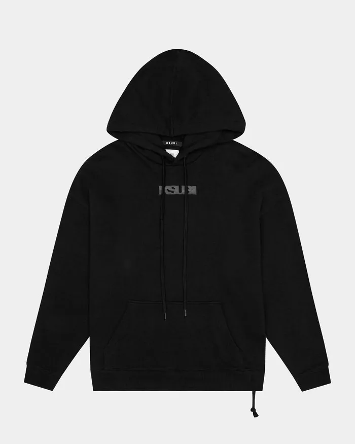 Ksubi Stealth Biggie Hoodie Jet Black Mens Sweats