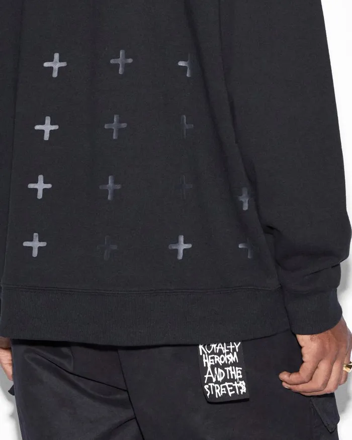 Ksubi Stealth Biggie Hoodie Jet Black Mens Sweats
