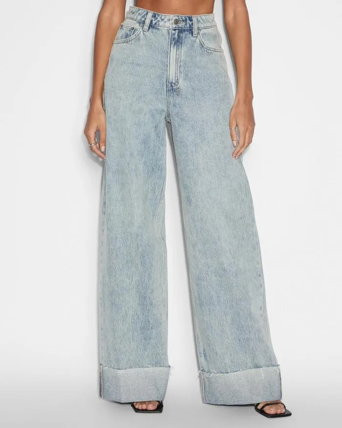 Ksubi Strider Worn Cuffed Womens Straight