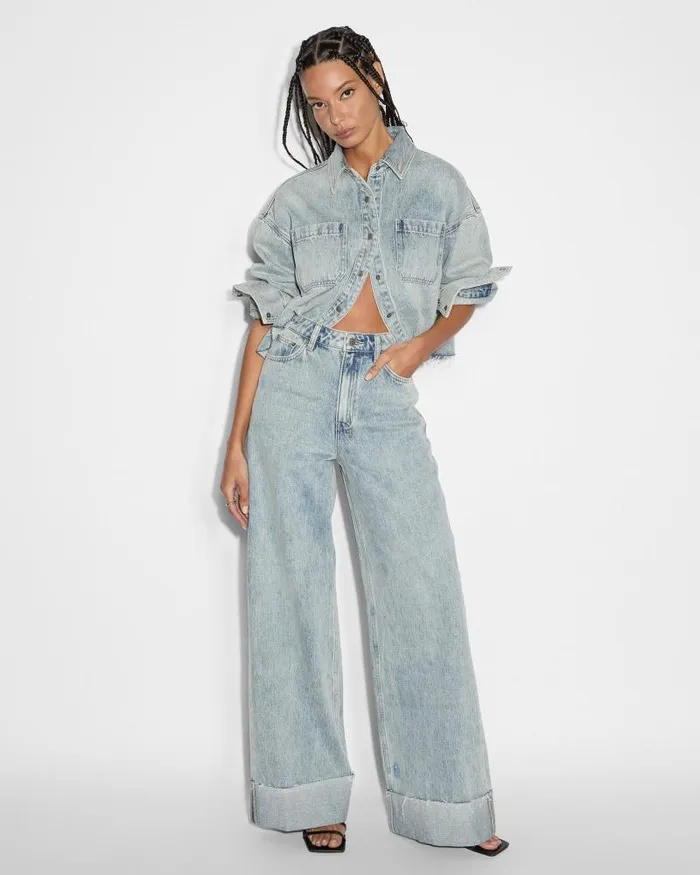 Ksubi Strider Worn Cuffed Womens Straight