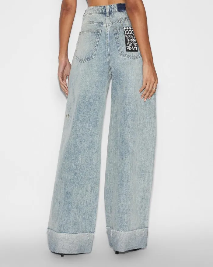Ksubi Strider Worn Cuffed Womens Straight