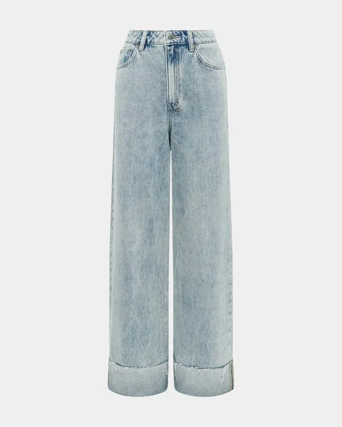 Ksubi Strider Worn Cuffed Womens Straight