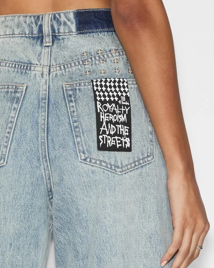 Ksubi Strider Worn Cuffed Womens Straight