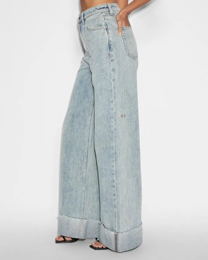 Ksubi Strider Worn Cuffed Womens Straight