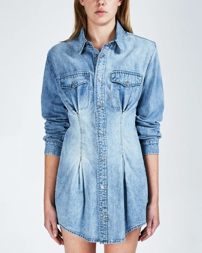 Ksubi Sync Shirtdress Skream Womens Dresses
