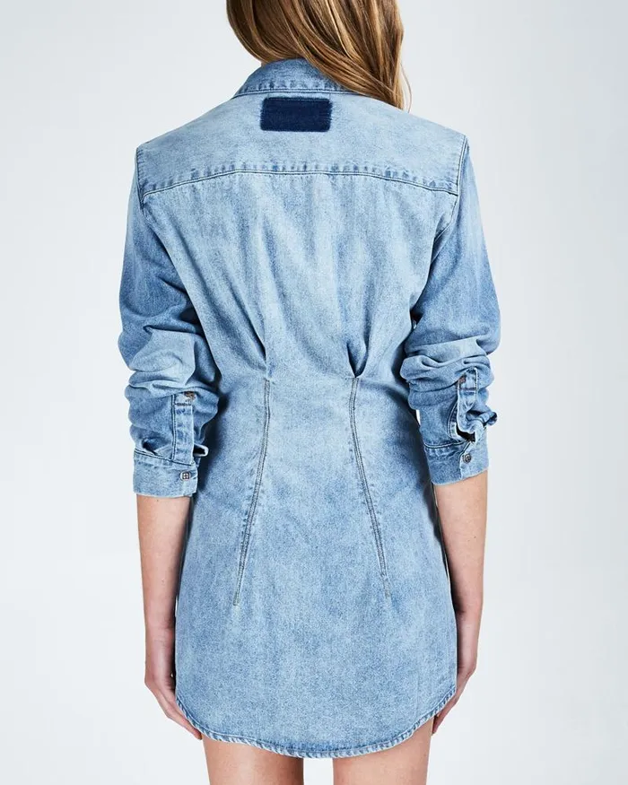 Ksubi Sync Shirtdress Skream Womens Dresses Ksubi Sync Shirtdress Skream Womens Dresses