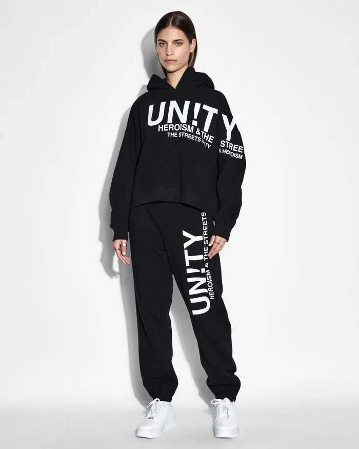Ksubi Unity Slouch Hoodie Black Womens Sweats