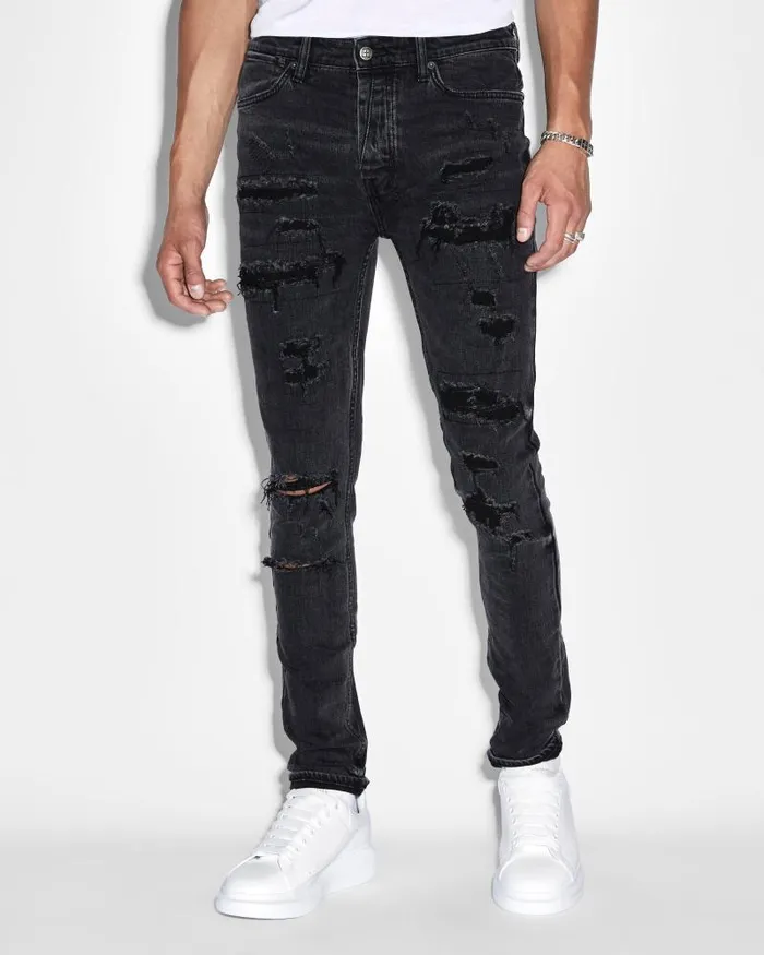 Ksubi Van Winkle Black Dynamite Trash Mens Skinny