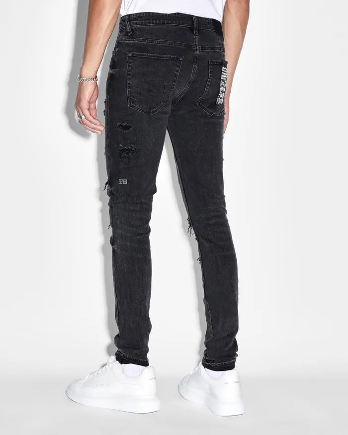 Ksubi Van Winkle Black Dynamite Trash Mens Skinny
