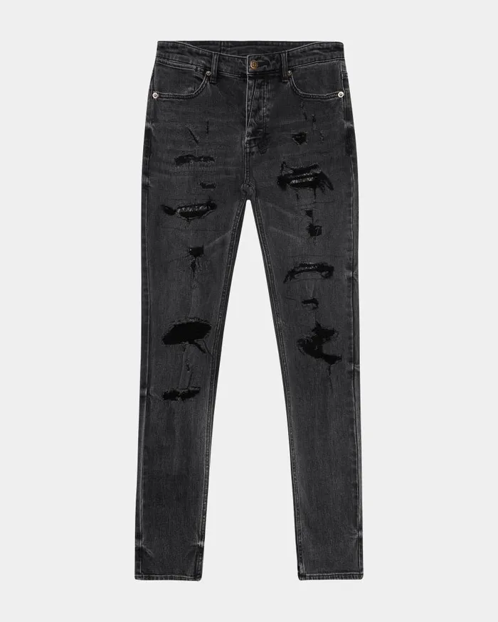 Ksubi Van Winkle Black Dynamite Trash Mens Skinny