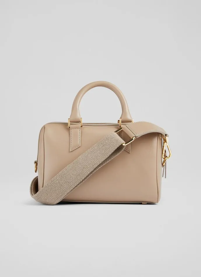 LKBennett CrossBody Bags Women Fleurette Taupe Crossbody Bowling Bag LKBennett CrossBody Bags Women Fleurette Taupe Crossbody Bowling Bag