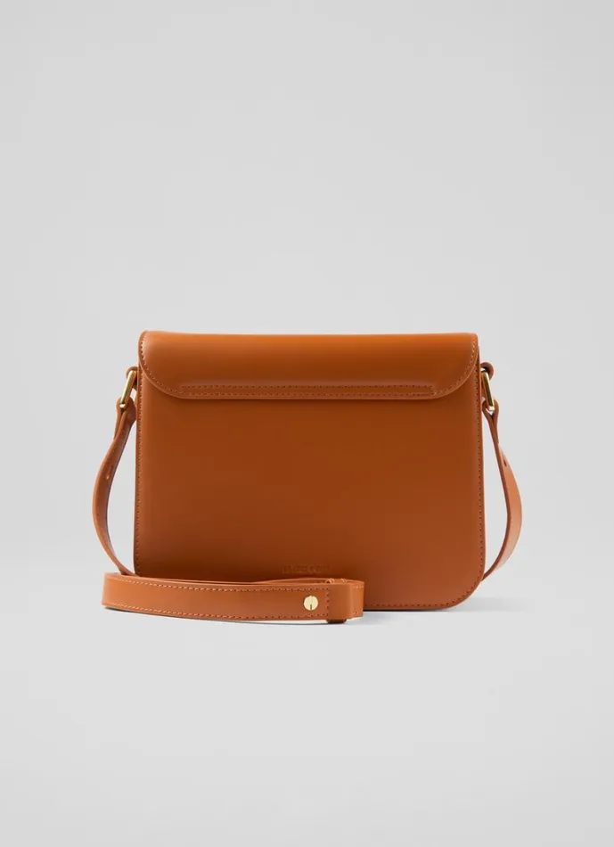LKBennett CrossBody Bags Women Othelia Tan Lock Crossbody Shoulder Bag LKBennett CrossBody Bags Women Othelia Tan Lock Crossbody Shoulder Bag